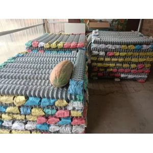  7x7cm Hole 1.8mm Chain Mesh Fencing Galvanized And Pvc Coated Manufactures