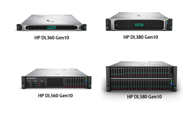 Intel Xeon Processor HP HPE Proliant DL360 DL380 DL560 DL580 Win SQL Rack Server Storage
