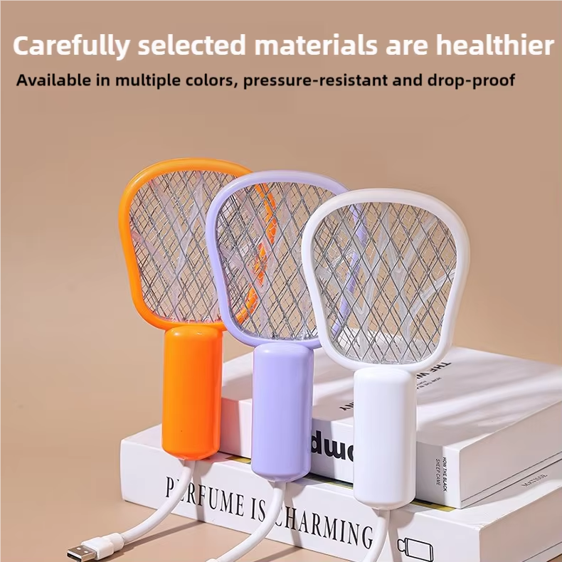 JZ 3 in 1 USB Type Portable Mosquito Lamp with Night Light and High Voltage