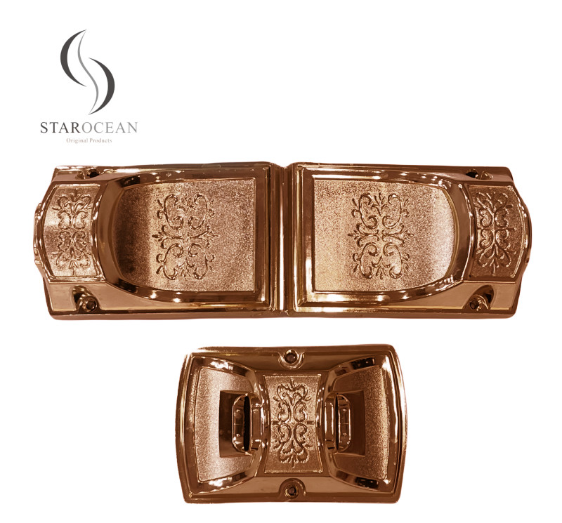 Bronze PP Recycled Material Coffin Corner Funeral Accessories Bronze 8# B