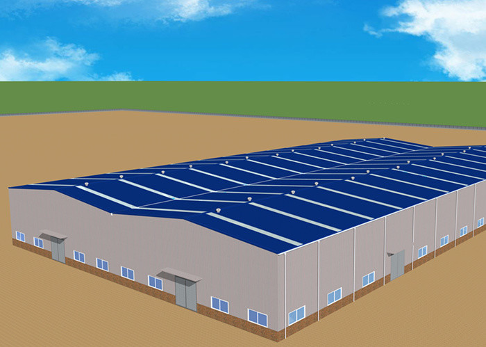 ​Q235 / Q355 Steel Structure Workshop Prefabricated Steel Frame Buildings