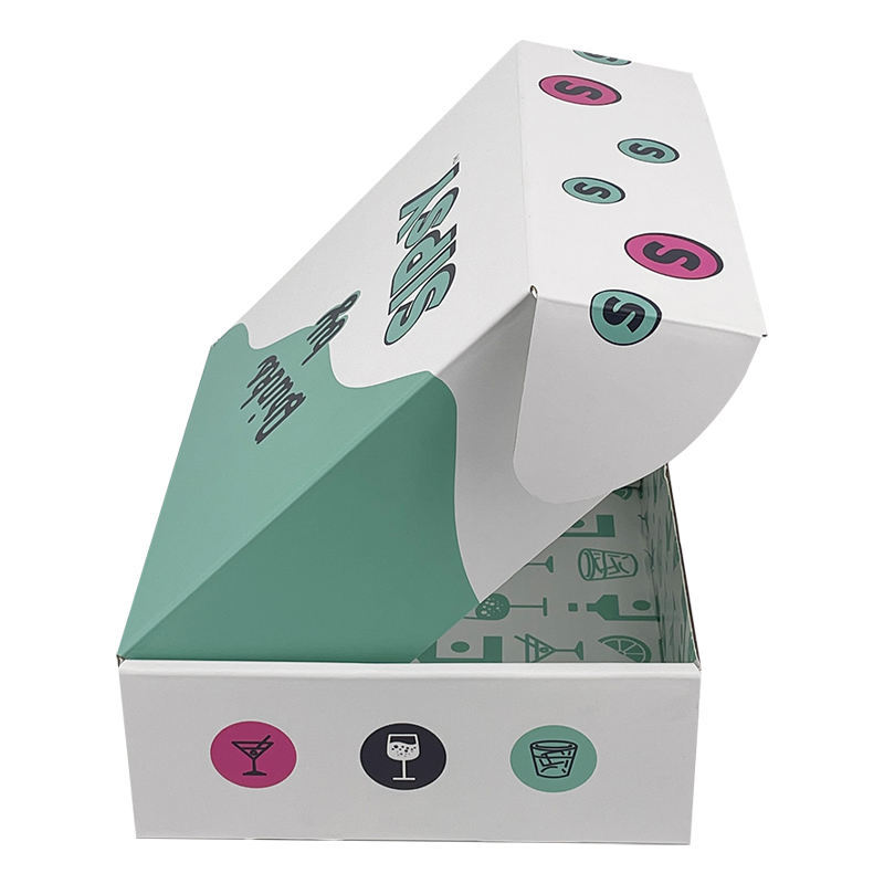 Cosmetic Paper Mailer Box Eco Friendly Corrugated Cardboard Box For Shipping