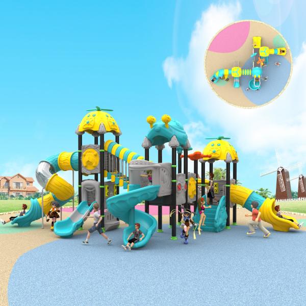 Environmentally Friendly Playground Slide Outdoor Kids Plastic Heavy Duty