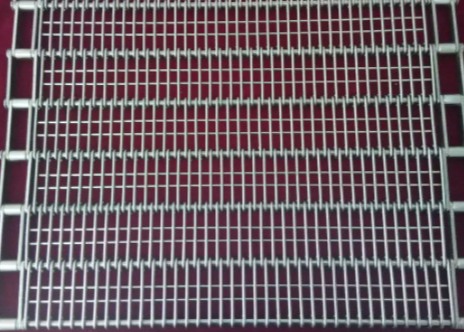 Customized Chain Mesh Conveyor Belt 304 Stainless Steel Eye Link Manufactures
