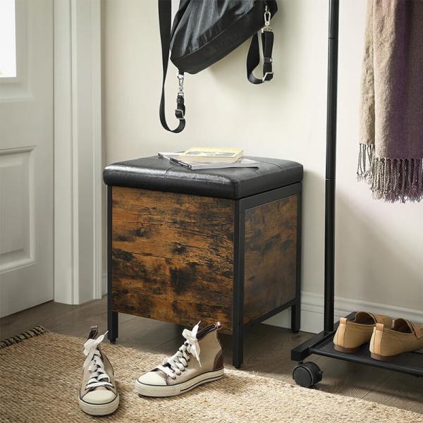 Small Shoe Bench for Sale, Shoe Storage Stool, Shoe Bench with Cushion,