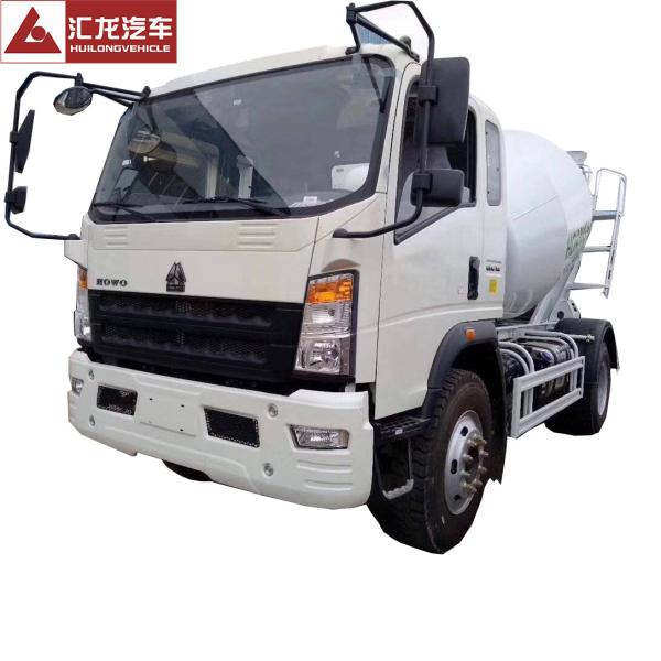 Professional 3CBM Concrete Mixer Truck 4*2 Feed Concrete Mixer Trucks For