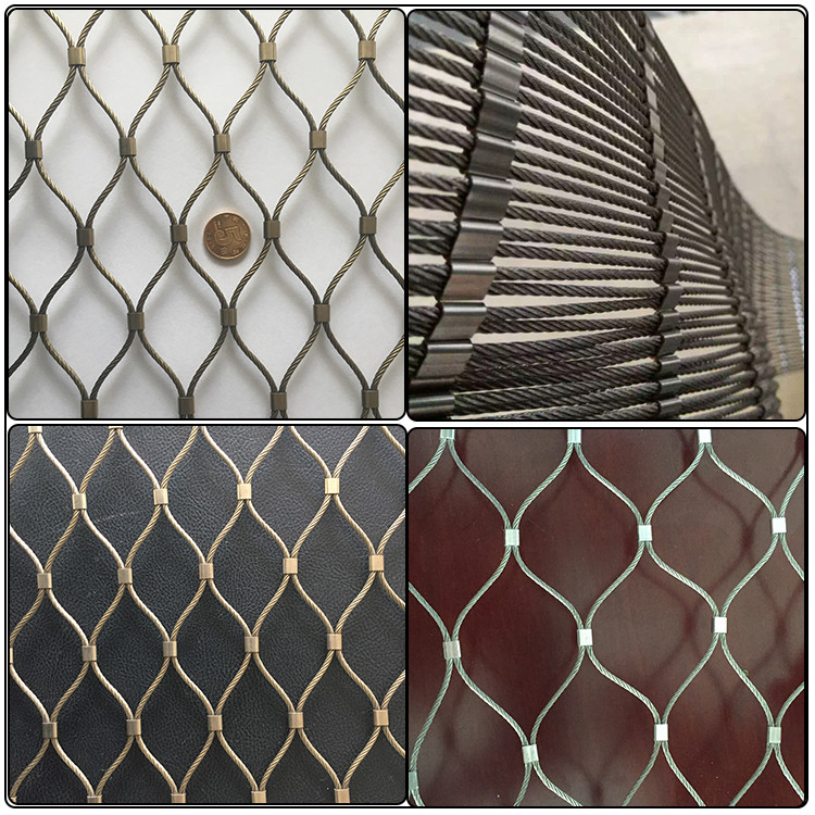 Flexible Stainless Steel Bird Mesh High Intensity 20mm - 200mm Aperture