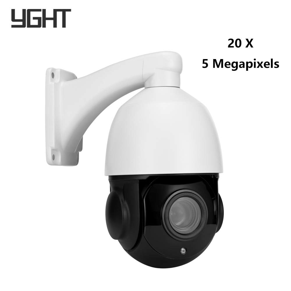 IP66 16W 5MP Wifi PTZ IR Camera 20X Optical Pan Tilt Zoom