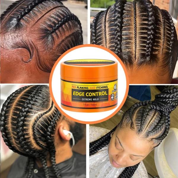 Edge Control 5oz Hair Wax Unbranded High Shine Pomade Super Strong Hold Twist