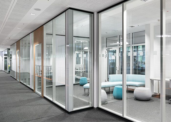 Manufacturer glass panel modular easy install partition wall switch panel with PDLC glass
