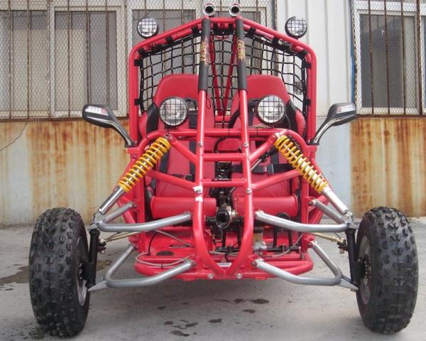 FR / RR Disc Brake 150cc Go Kart Buggy Double Seat Go Kart With Electric