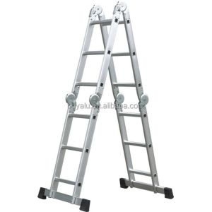 China Multifunctional Aluminum Step Ladder Clear Anodized Domestic Aluminium Ladder on sale