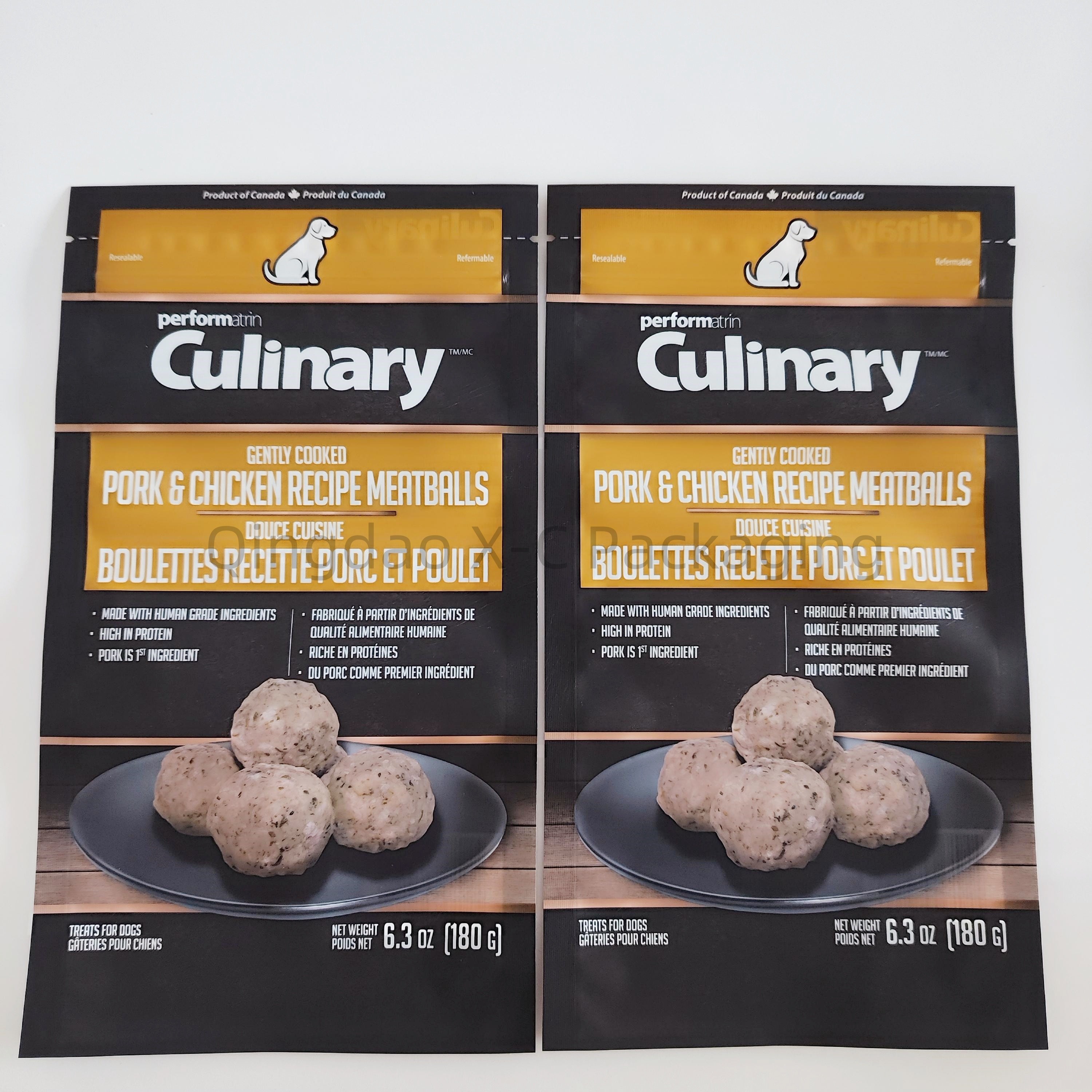 Zippered Custom Printed Food Packaging Bags Heat Seal Rectangular BRC Approved