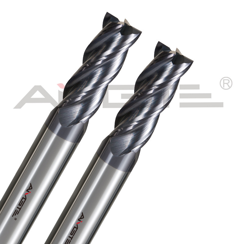 H6 12mm Carbide End Mill 0.8μm 0.6μm CNC Carbide End Mill For General Steel