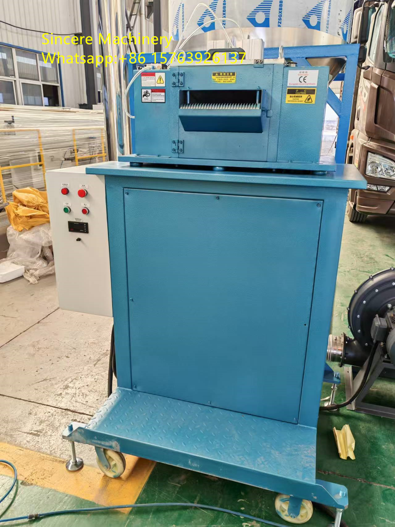 Fully Automatic 55KW pvc pelletizing line For Plastic Production
