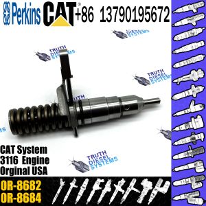 Common rail injector 127-8205 New common rail injector 0R-8682 for Caterpillar_