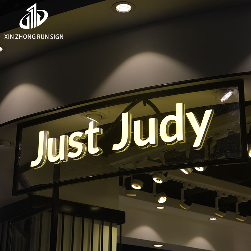 Popular Indoor Sign LED Acrylic Sign LED Acrylic Alphabet Stainless Steel Alphabet Lighting Letter Sign