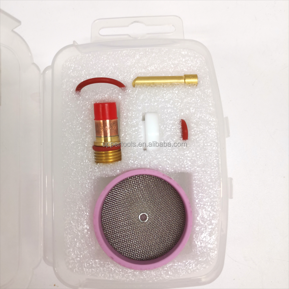 Welding Torch 53NACN WP9 20 Ceramic Nozzle Kit Gas Lens Wedge Collect for Tig Consumables