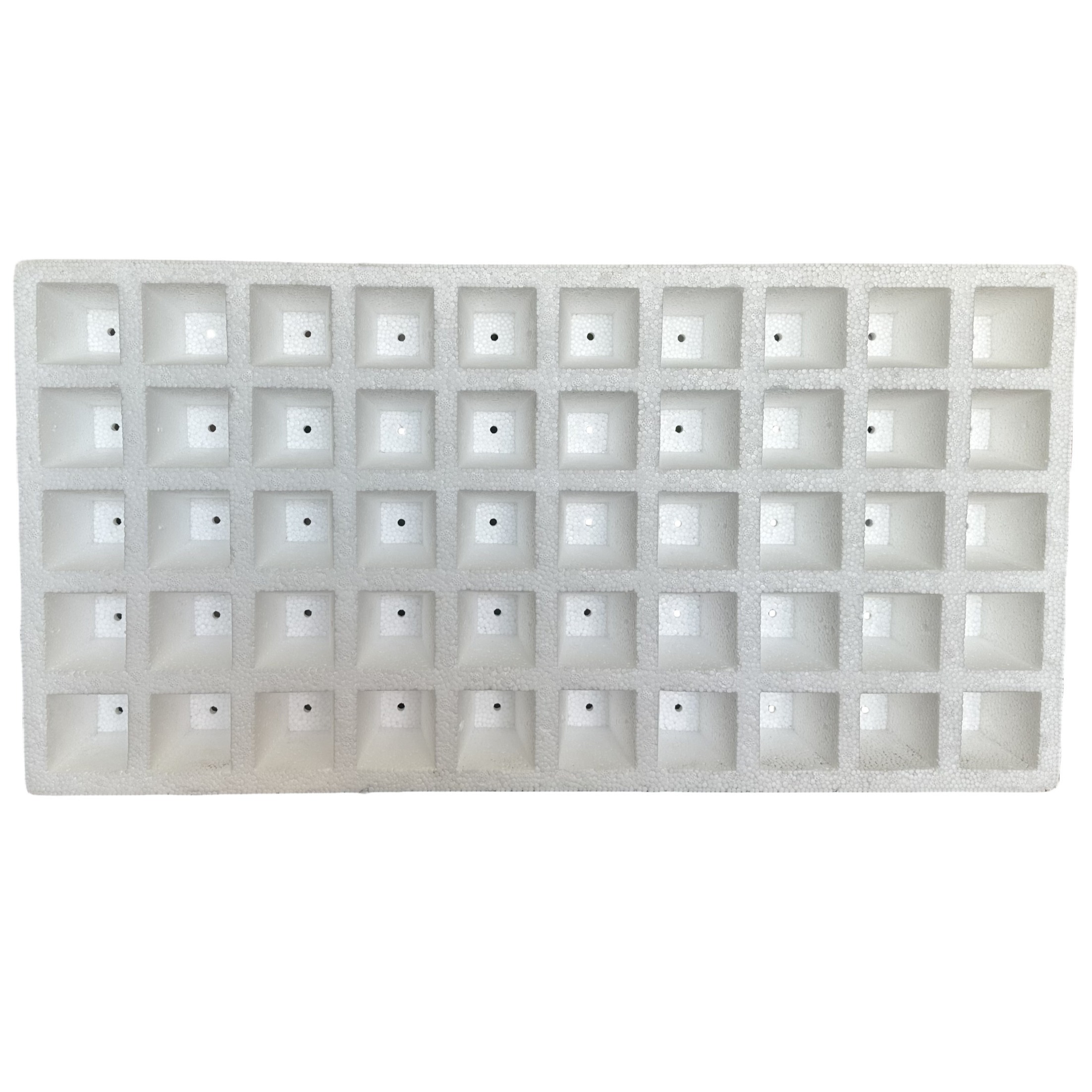 Floating Foam Seedling Tray EPS Material Customized Seedling Tray For Various Plants
