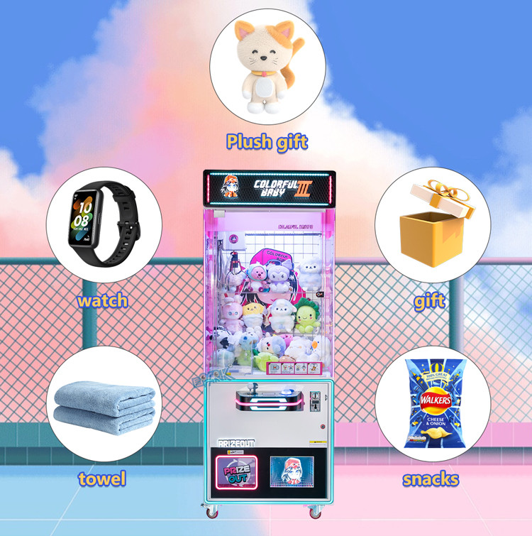 Small Toys Mini Doll Machine Amusement Park Game Center Coin-operated Claw Machine