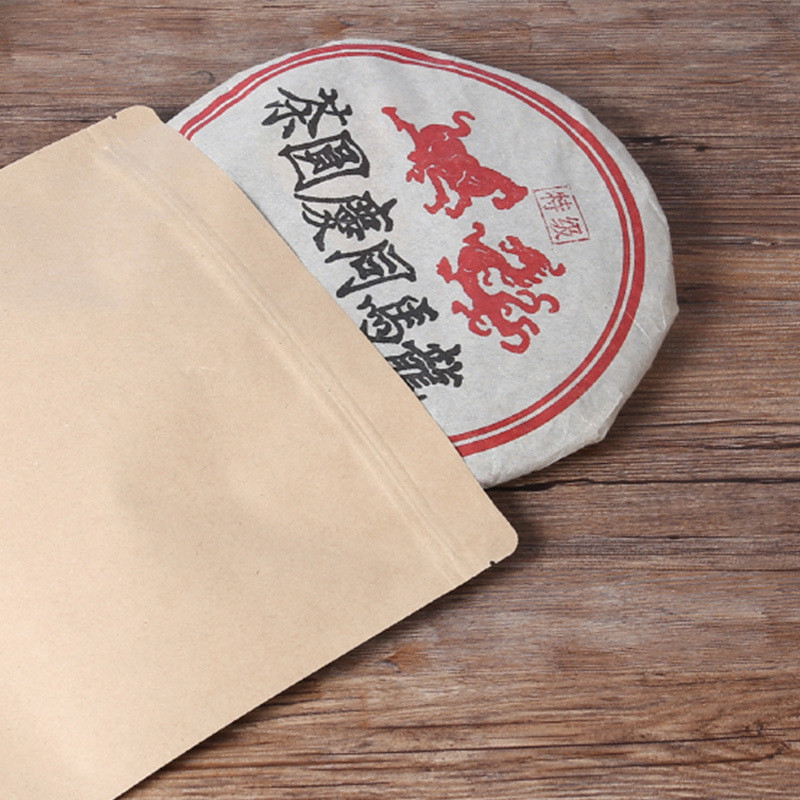 Tea Aluminum Foil Bags Sealed Blank Kraft Paper k Bag