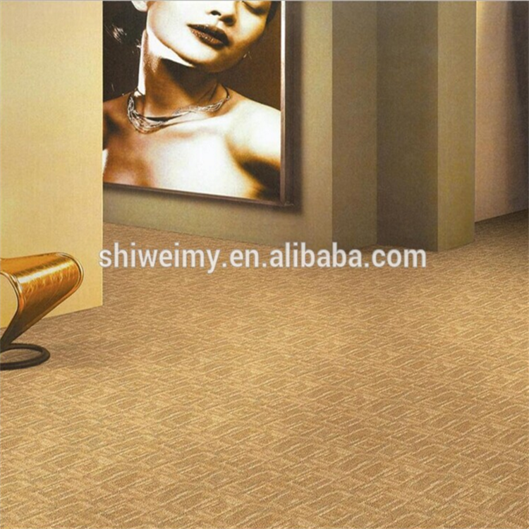 Modern design 60*60cm brown nylon floor carpet tile