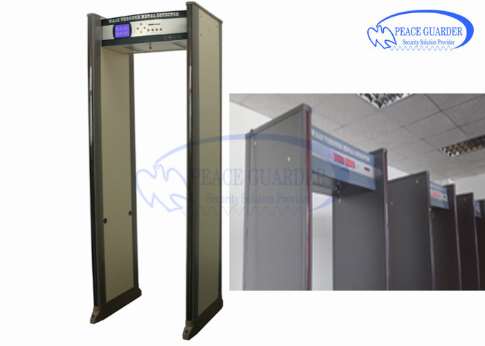 Battery Backup Walk Through Metal Detector 45 Pinpoint Zones For Embassy Security Check