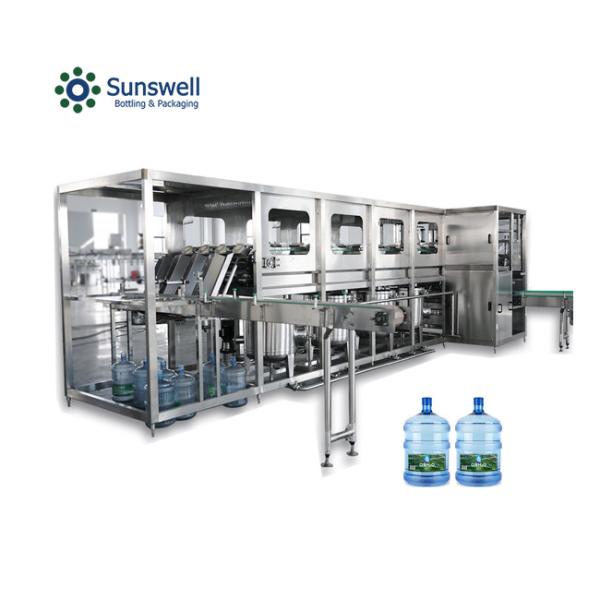 5 Gallon Water Filling Machine 19L Mineral Water Washing Bottling Capping