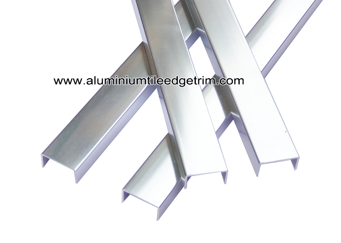 U20mm aluminum splint glossy silver