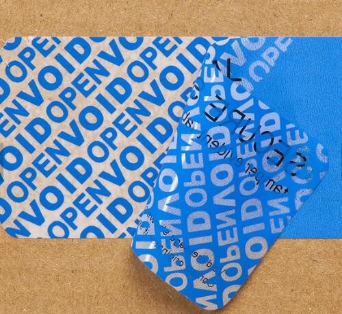 Printed Tamper Evident Adhesive Void Security Tape,China Supplier Pet Void Tape Double Sided Clear Polyester Pet Tape