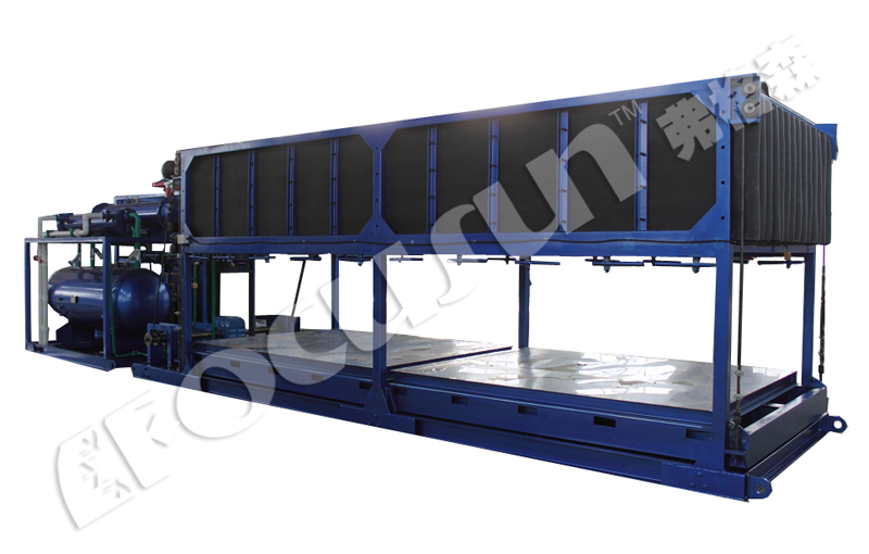 15T/24H Ice Making Machine for Seafood and Fish Preservation Dry Bulb Temperature 35C