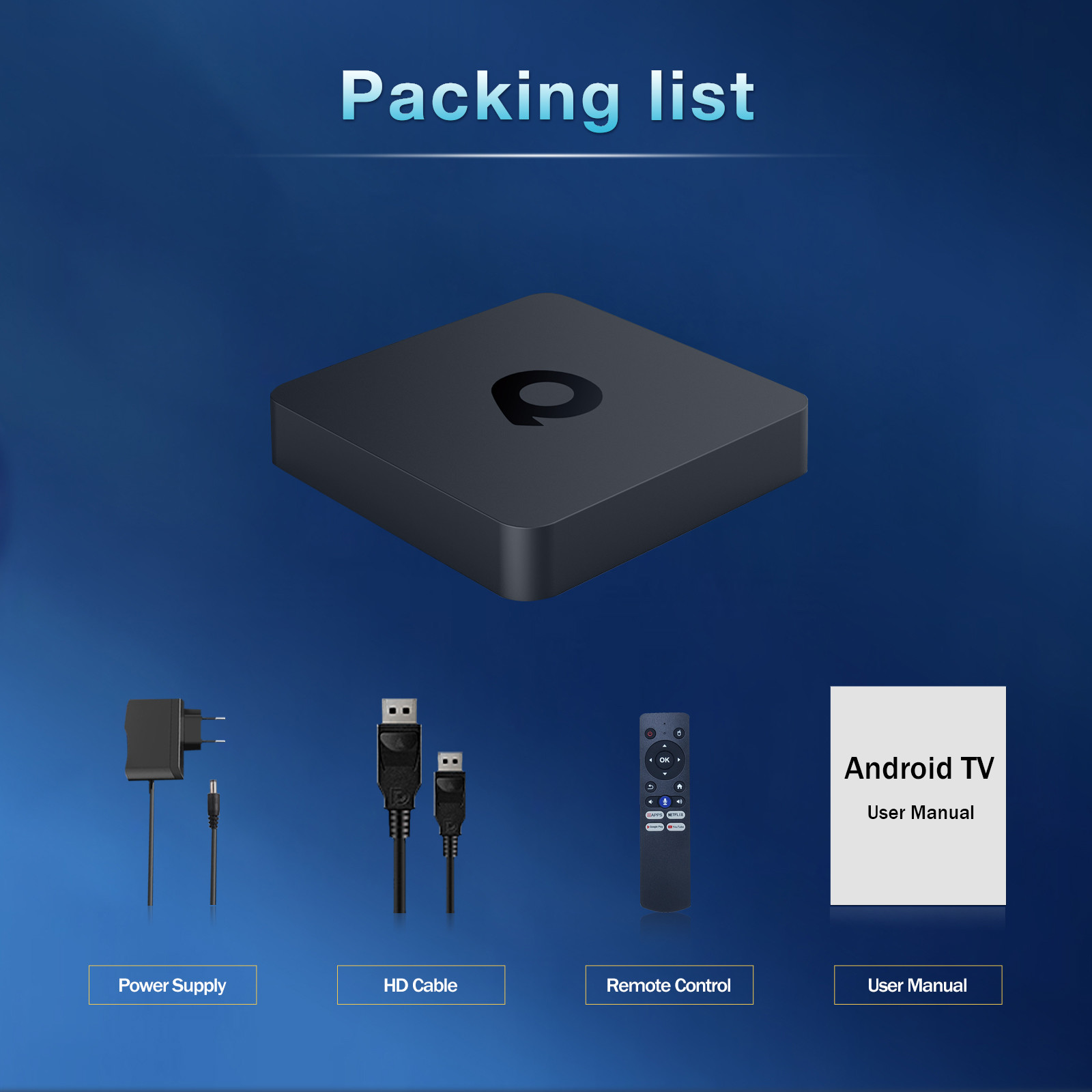 OEM North American IPTV Wifi 4k 2GB 16GB Smart TV Set Top Box