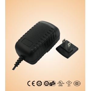 CEC level V, MEPS IV EUP2011 AC PIN Switching Power Adapters / Adapter, 15W and