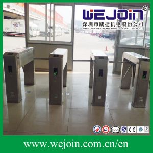 Stainless Steel Housing Automatic Tripod Turnstile Gate With Traffice Light