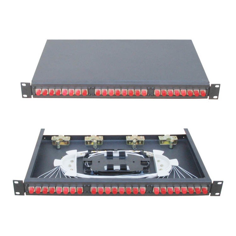 FC SC LC ST 24 Port Rack Mount Fiber Patch Panel