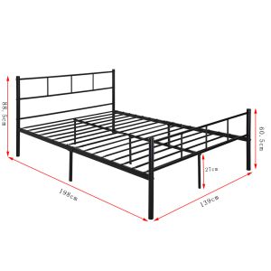China Single Metal Pipe Bed Folding Bed Electrostatic Powder Coating Surface on sale