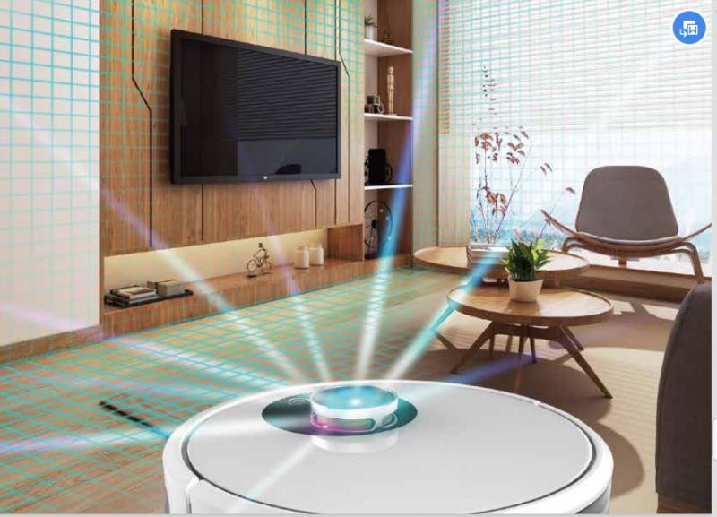 Double Filter 450ml Water Tank Vacuum Cleaning Robot