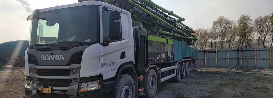 22 Years Zoomlion Concrete Pump Truck 67 Meters, Ultra-Long Pump Truck Building High-Rise Use
