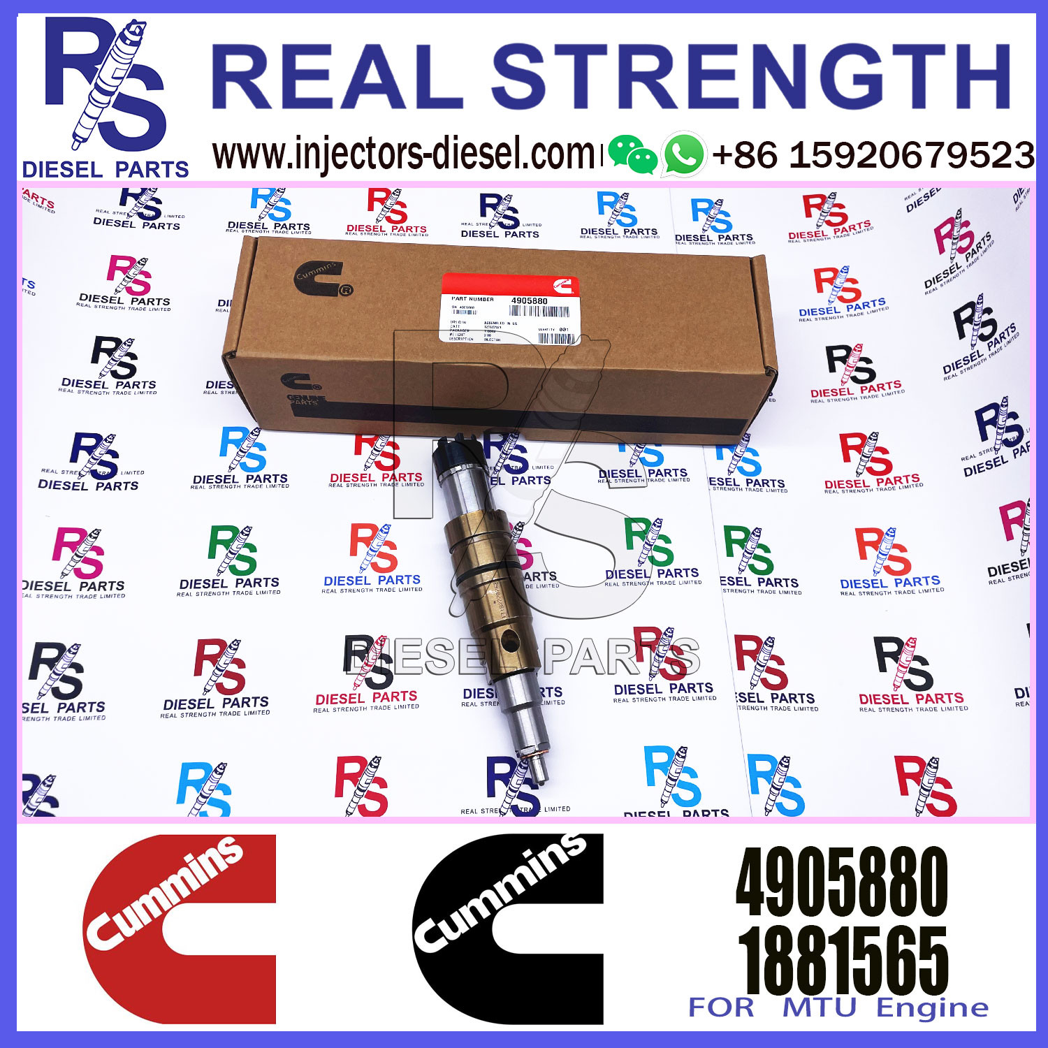 Diesel Fuel Injectors 2872544 2031835 2030519 4905880 For Cummins SCANIA R Series