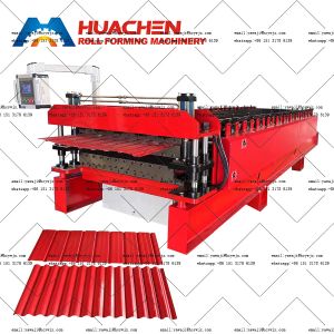  Rollformers Double Layer AG And R Panel Roll Forming Machine Manufactures