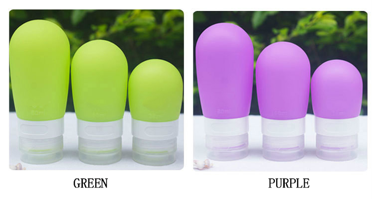 Squeeze Refillable 90ml Silicone Travel Containers