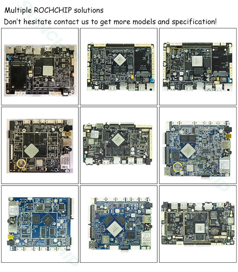 RK3399 Industrial Embedded PCBA Development Board Rockchip six-core Android mainboard