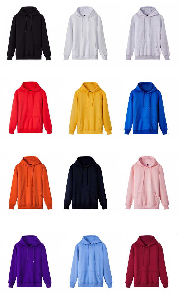 Sport Wear Pullover Oversized Cotton Sweatshirt Unisex Daily Hoodies