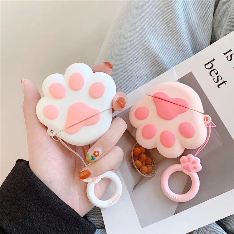 Compatible for Airpods Luxury Perfume Bottle Clear Case Cover Protective Silicone Skin for Airpods Charging Case