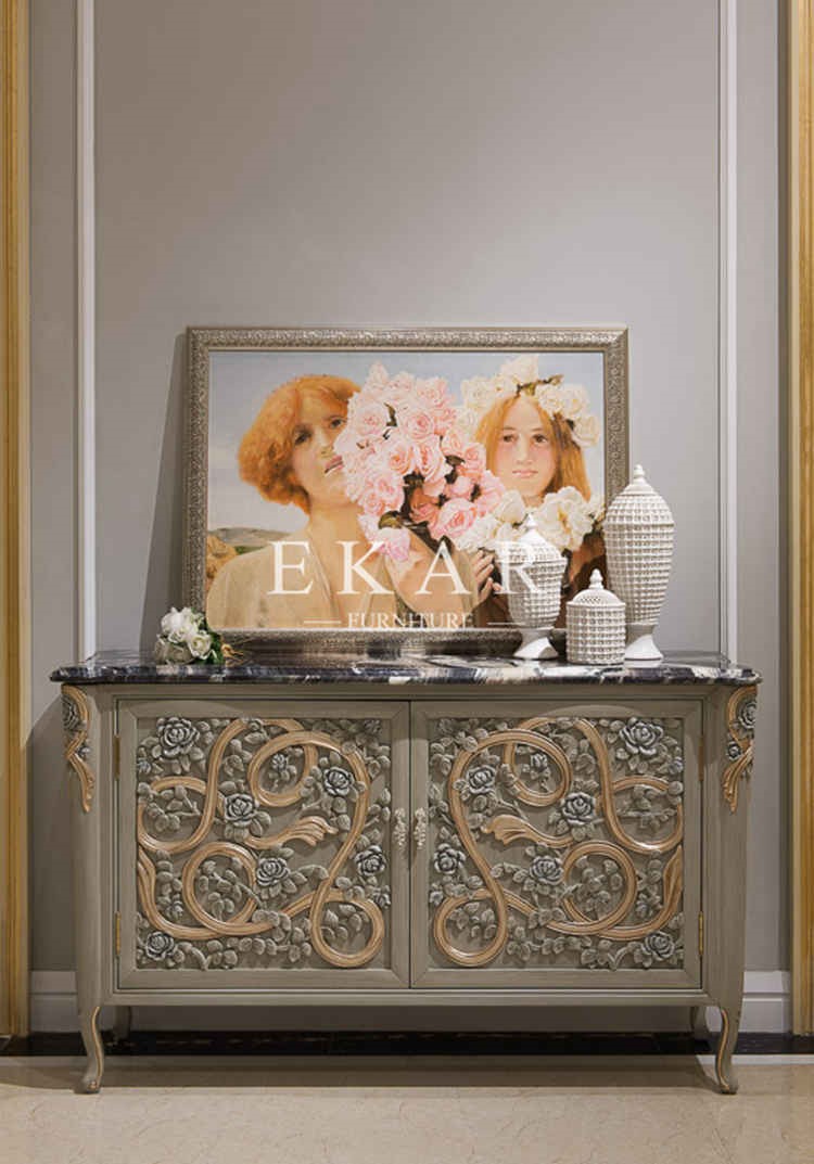 Shabby Chic Vintage Sideboard Wooden Low Sideboard 2 Door Sideboard Luxury Sideboard