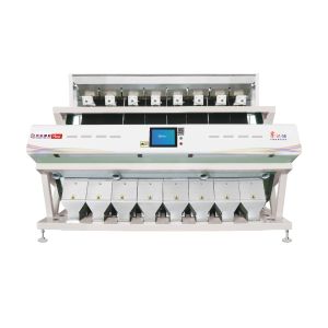 High Capacity CCD Color Sorter Multipurpose Vegetable Color Sorter White Color