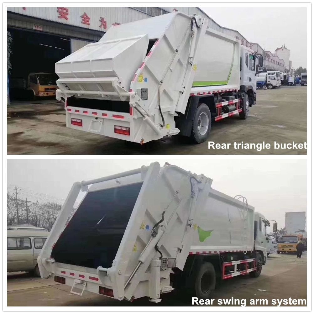 HOWO Waste Removal Compressor Compression Compressed Basement Garbage Truck