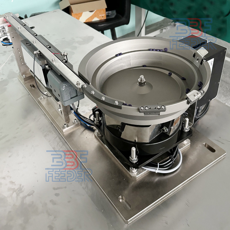 Rotating Vibratory Bowl Feeder Stable Speed Automatic Silicone Stoppers Parts Feeder