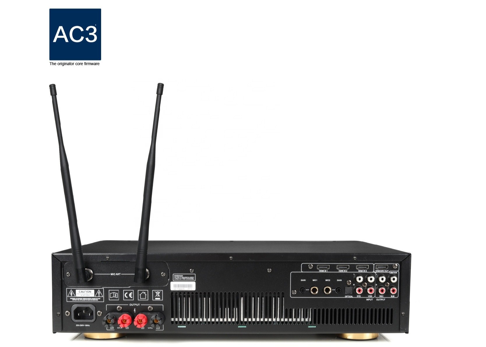 Home OEM 12.5kg AC220V Digital Karaoke Power Amplifier