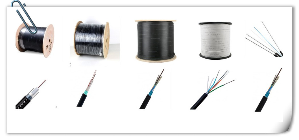 White Core Fiber Optic Drop Cable For FTTH FTTB FTTX Network Low Attenuation